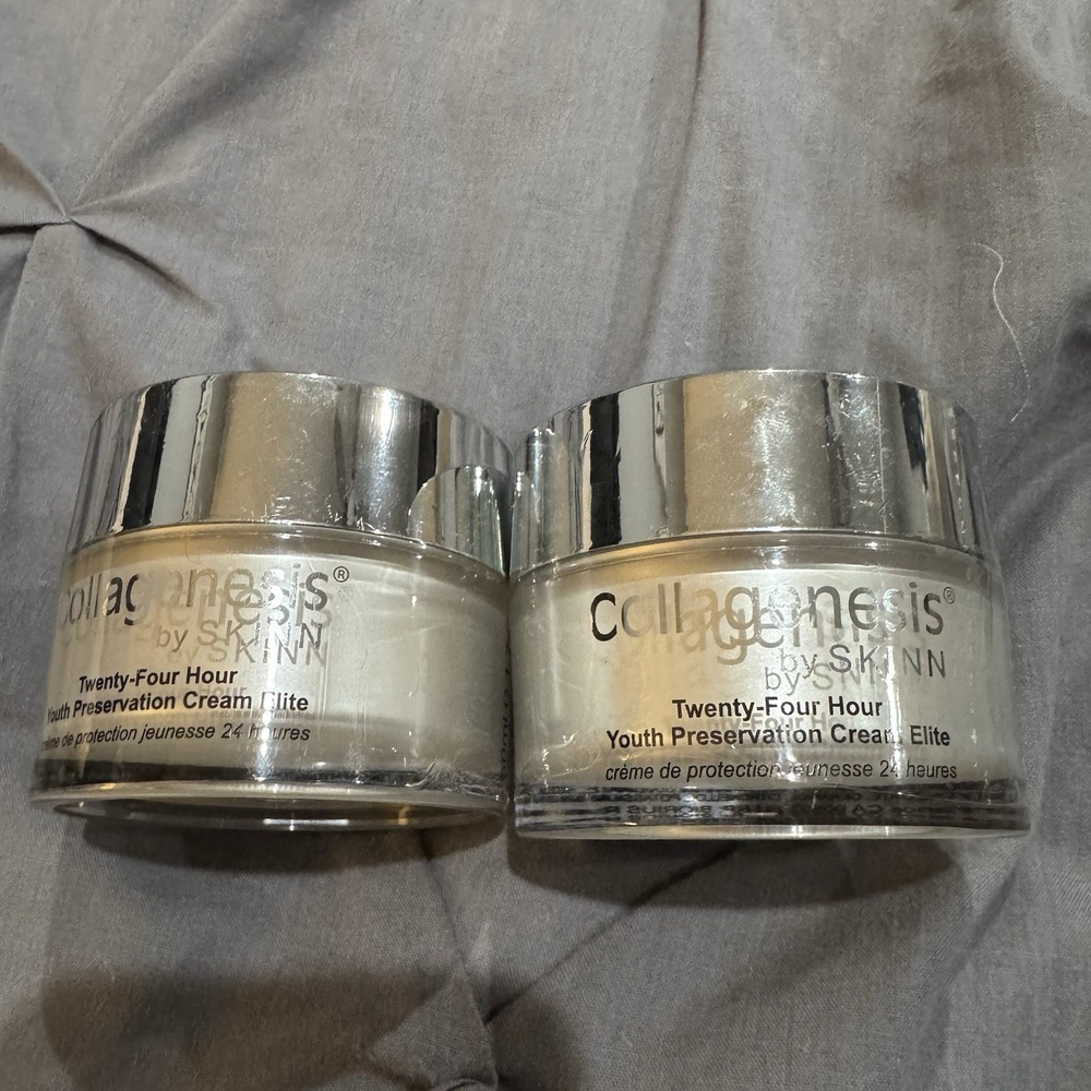 2 Collagenesis by SKINN 24 Hour Youth Preservation‎ Elite Cream 1.7 Oz sealed